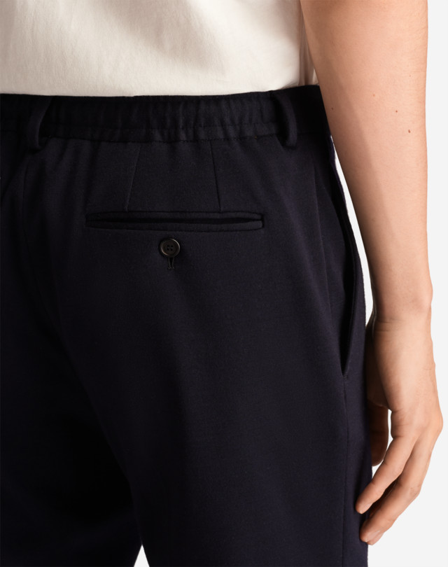 DUNHILL WOOL JERSEY BLEND TRAVEL TROUSERS FORMAL TROUSERS Man a