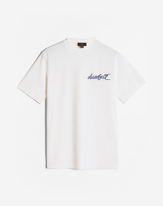 DUNHILL 1921 SCRIPT LOGO T-SHIRT T-SHIRTS Man f