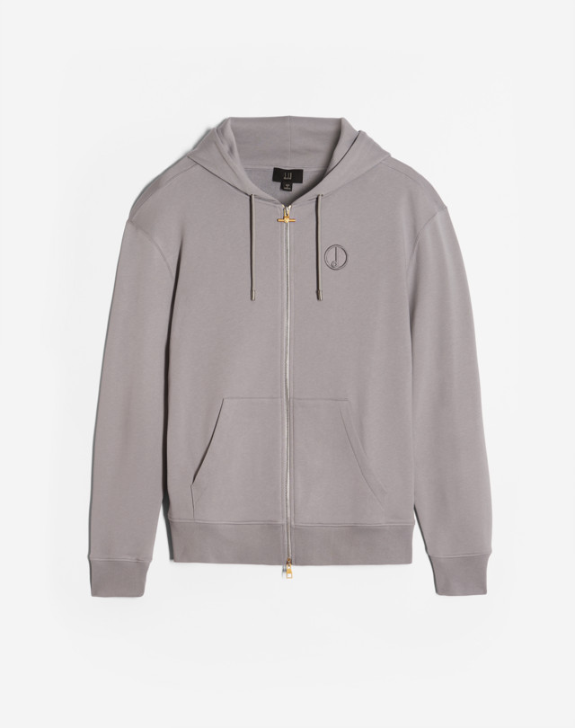 DUNHILL D ZIPPED HOODIE SWEAT-SHIRTS Man f