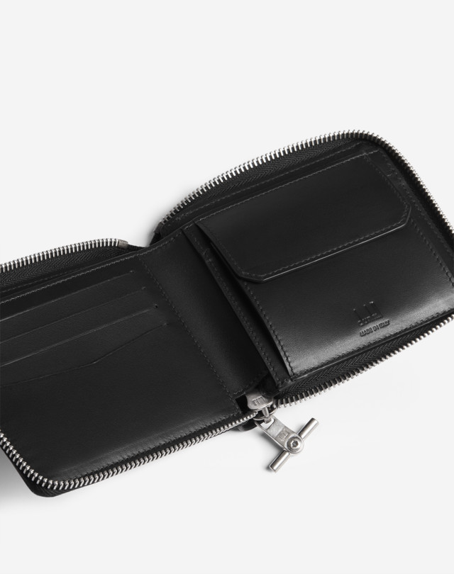 DUNHILL Rollagas ZIP AROUND 4CC & COIN PURSE WALLET ZIP AROUND WALLETS Man r