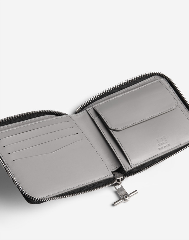 DUNHILL Rollagas ZIP AROUND 4CC & COIN PURSE WALLET ZIP AROUND WALLETS Man r