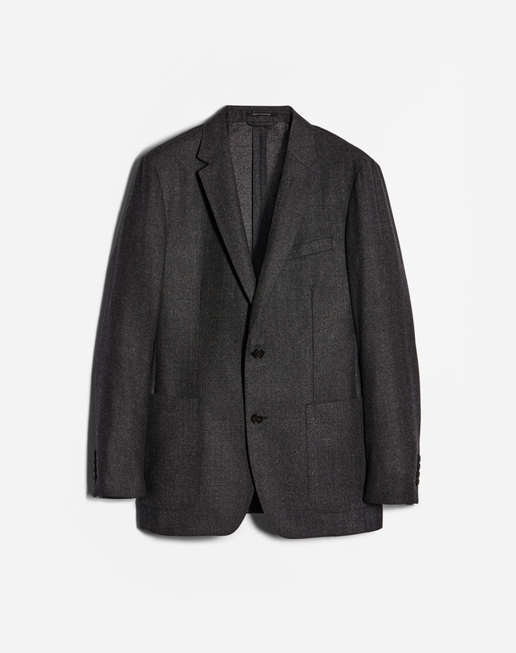 WOOL FLANNEL UNSTUCTURED MAYFAIR JACKETS DUNHILL BLAZER Man WOOL FLANNEL UNSTUCTURED MAYFAIR JACKETS f