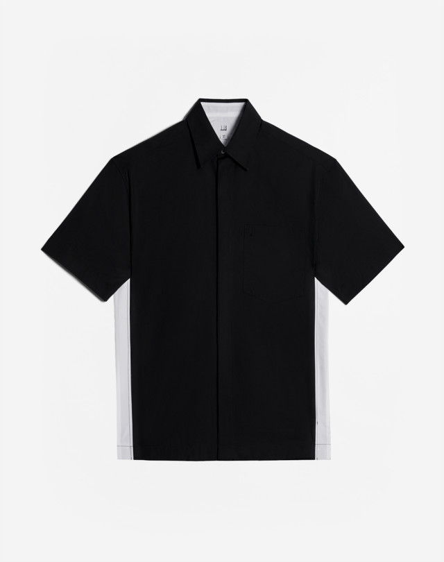 DUNHILL STRIPE DETAIL SHORT SLEEVE SHIRT SHORT SLEEVE CASUAL SHIRTS Man f