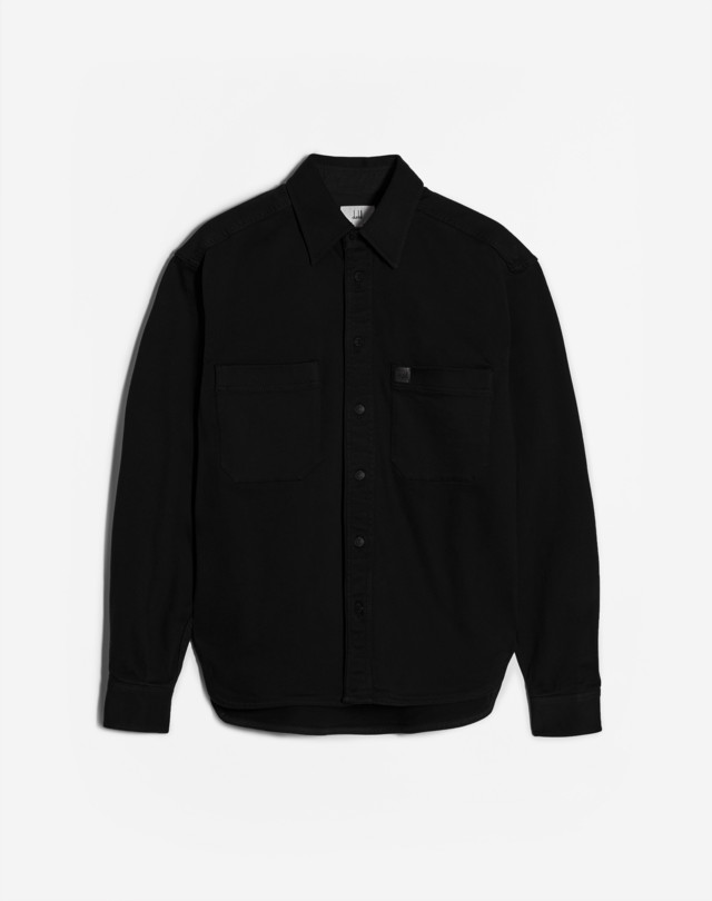 DUNHILL DENIM OVERSHIRT LONG SLEEVE CASUAL SHIRTS Man f