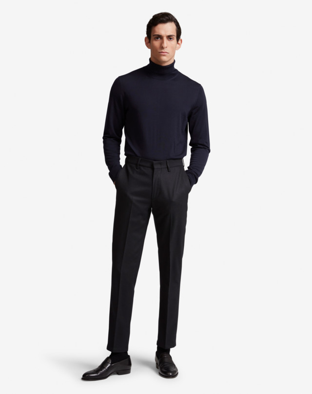 DUNHILL 18GG MERINO ROLL NECK ROLL NECKS Man r