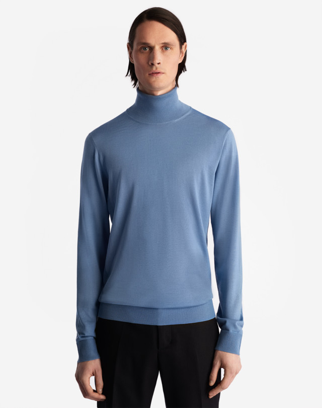 DUNHILL 18GG MERINO ROLL NECK ROLL NECKS Man d