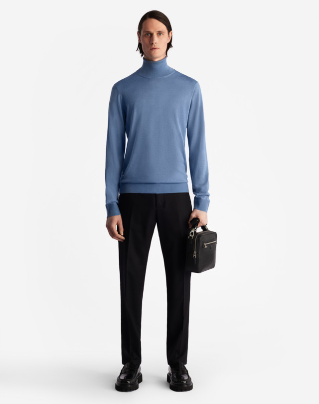 DUNHILL 18GG MERINO ROLL NECK ROLL NECKS Man r