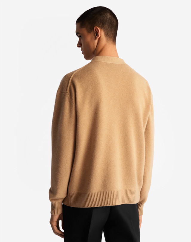 DUNHILL GROSGRAIN CASHMERE CARDIGAN CARDIGANS Man e