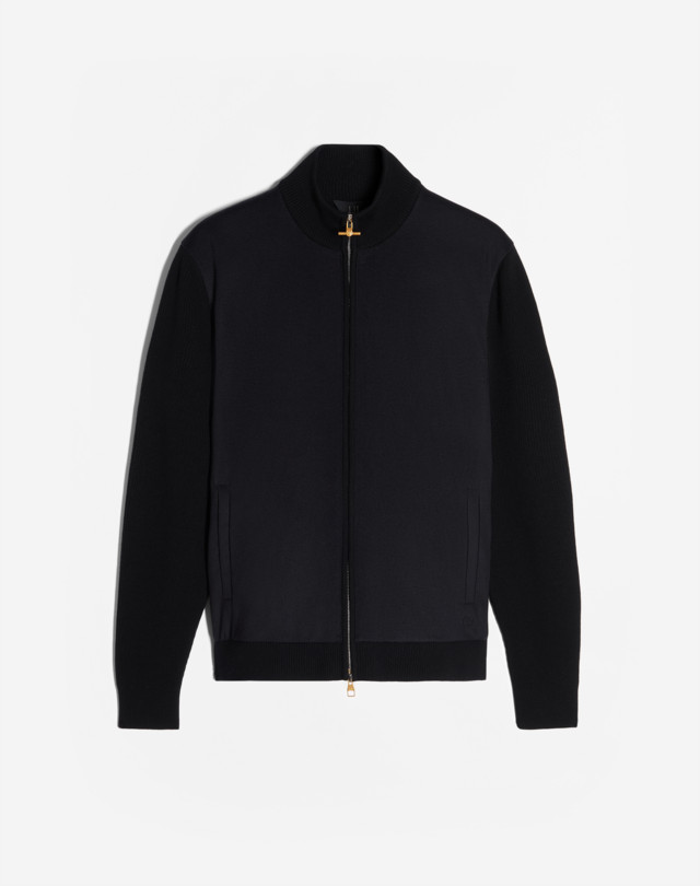 DUNHILL Wool Cashmere Track Jacket JUMPERS Man f