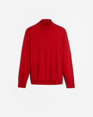 HIGH NECK SILK COTTON JUMPER