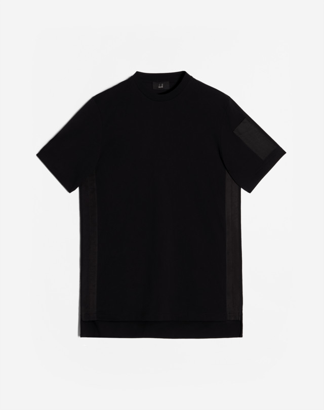 DUNHILL T-SHIRT MIT TASCHE UND STREIFENDETAILS T-SHIRT Herren f