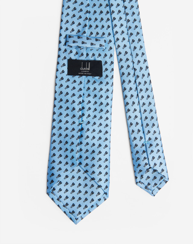 DUNHILL DUNHILL LOCK REPEAT TIE PRINTED TIES Man r