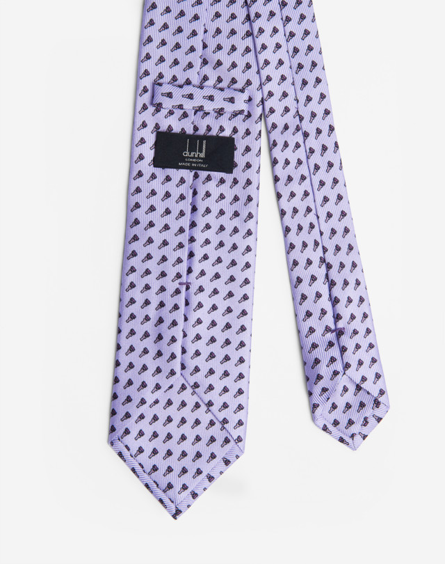 DUNHILL DUNHILL LOCK REPEAT TIE PRINTED TIES Man r