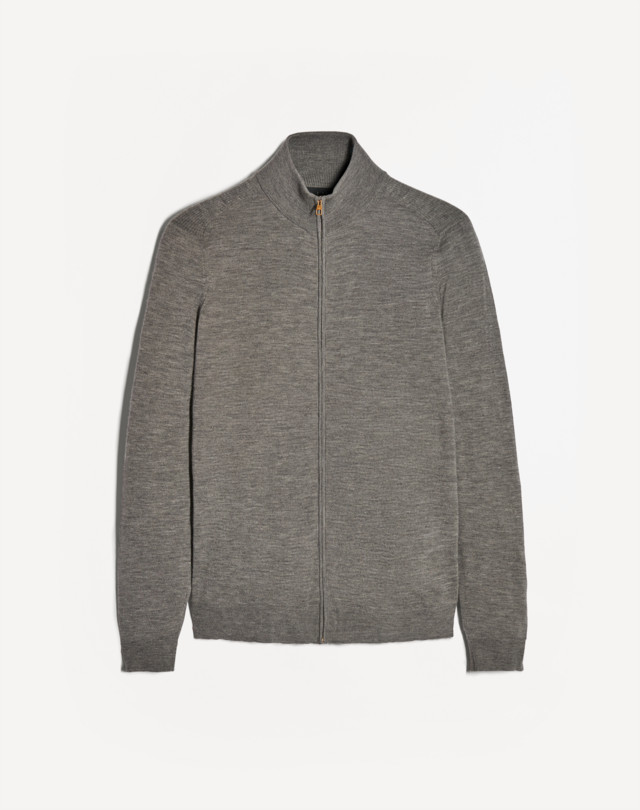 DUNHILL Superfine Cashmere Zip Through Jumper KNITTED ZIP THROUGH Man f