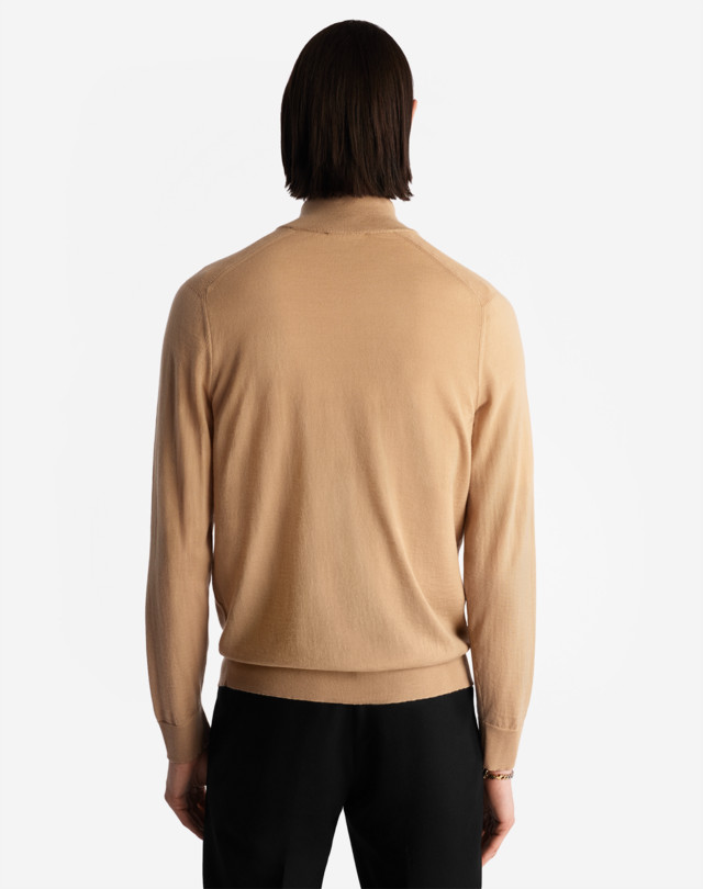 DUNHILL SUPERFINE CASHMERE ZIP JUMPER JUMPERS Man e