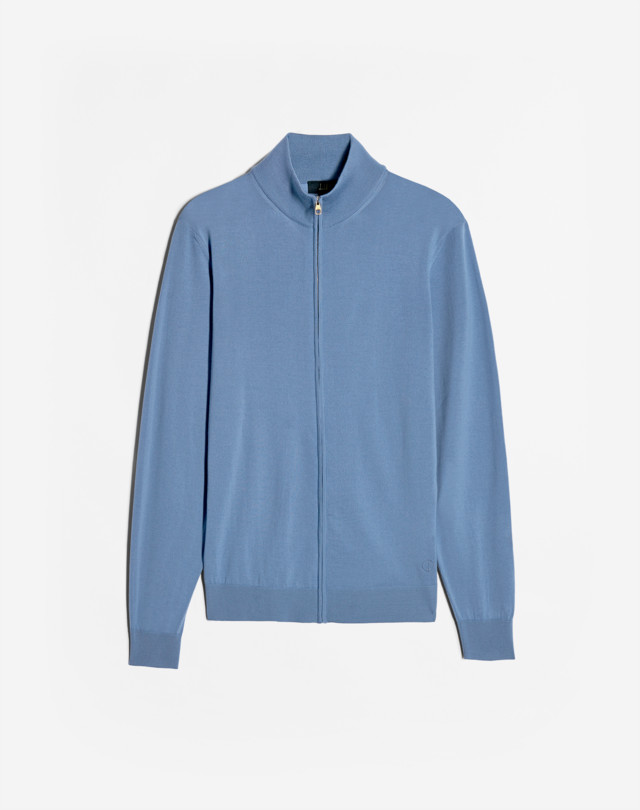 DUNHILL Merino Zip Through Jumper JUMPERS Man f