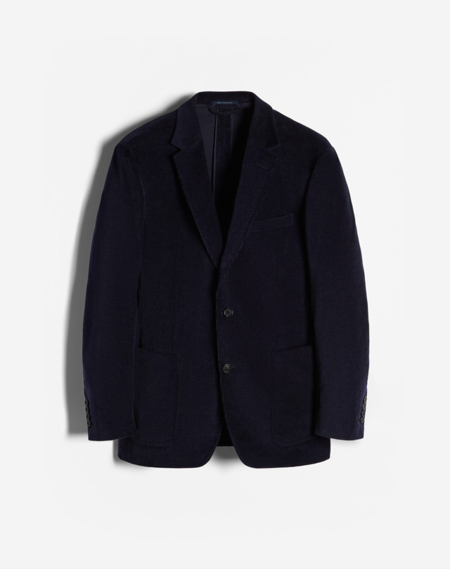 DUNHILL Cotton Cashmere Corduroy Mayfair Jacket BLAZER Man f
