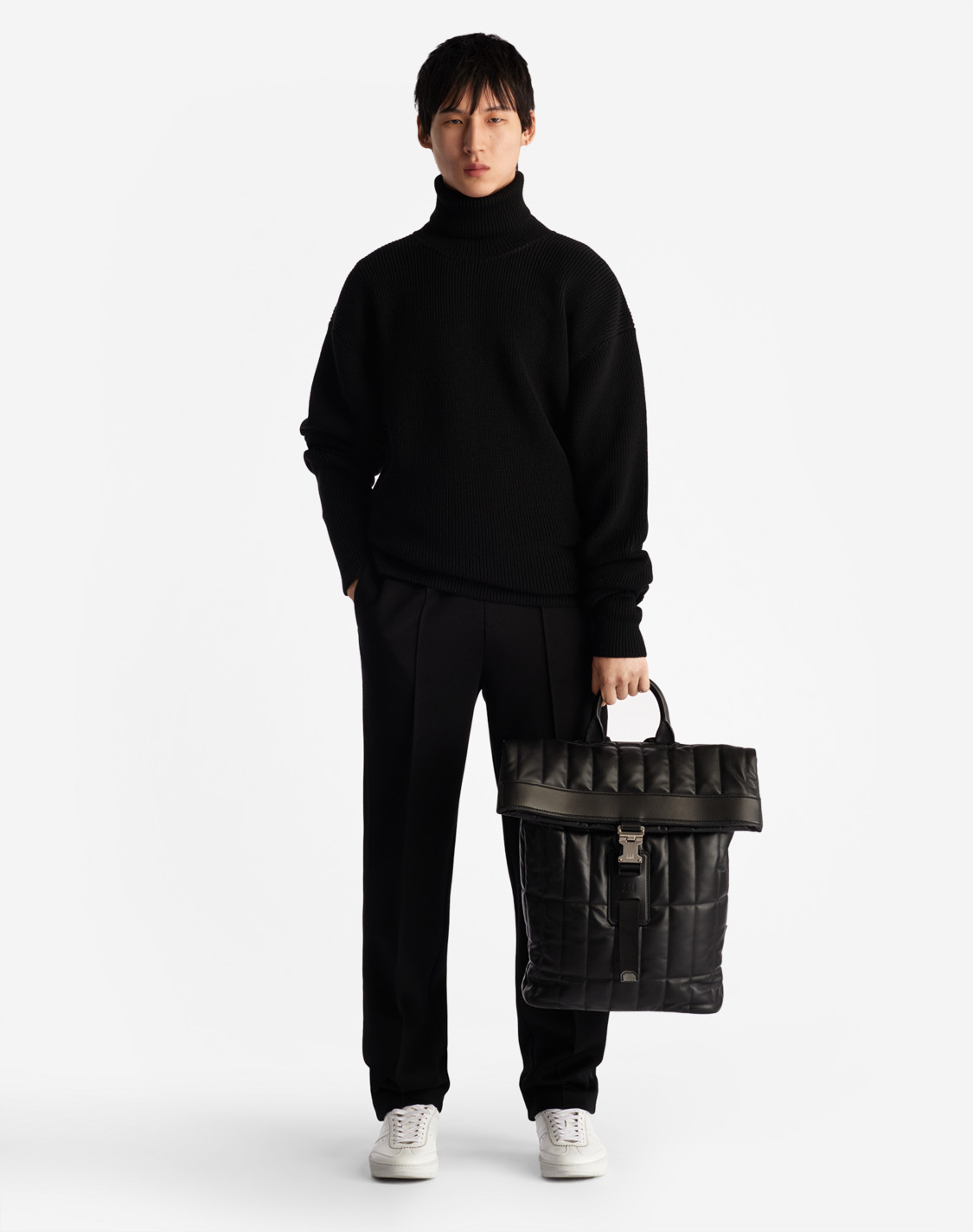 Pantaloni sportivi con dettagli nastrati in nero da uomo dunhill it