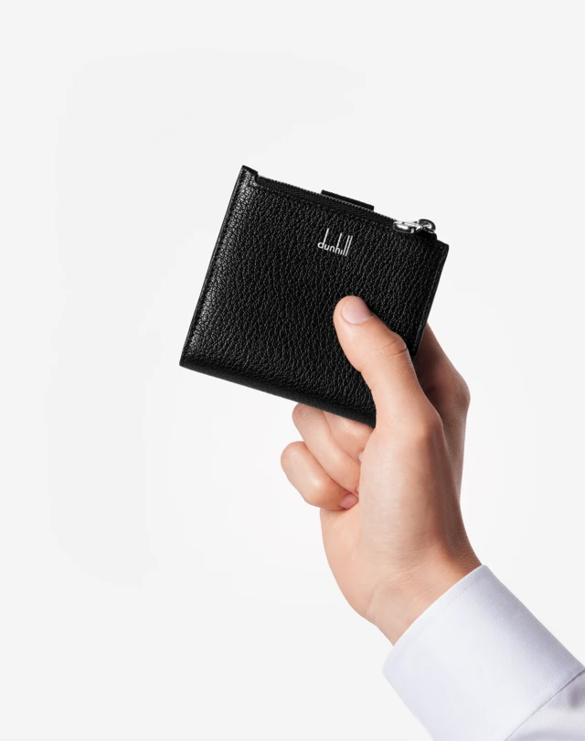 DUNHILL DUKE FINE LEATHER COIN PURSE BILLFOLD WALLET BILLFOLDS Man e