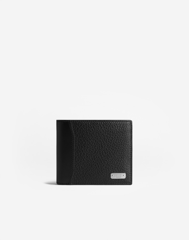 DUNHILL BILLFOLDS Man 1893 Harness 4CC & Coin Purse Billfold Wallet f