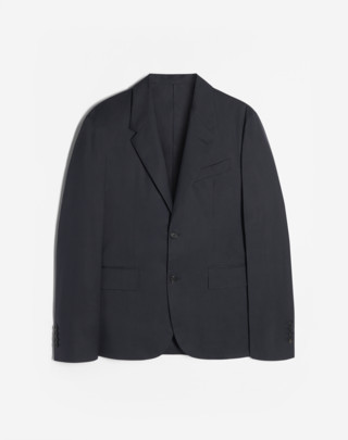 Technical Wool Silk Performance Single Breasted Jacket