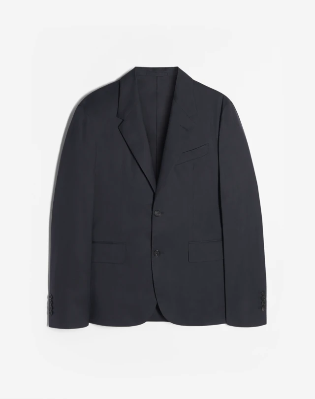 DUNHILL Technical Wool Silk Performance Single Breasted Jacket BLAZER Man f