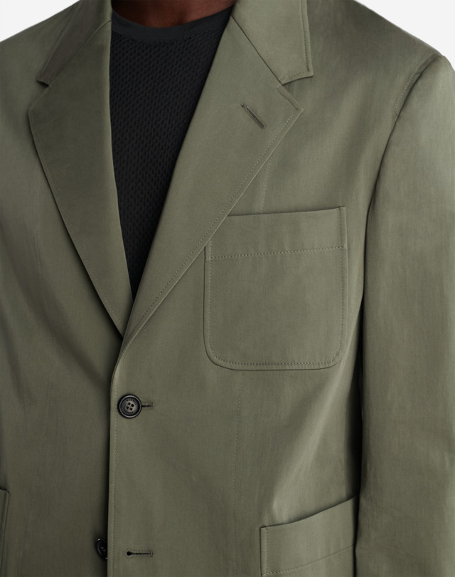 DUNHILL COTTON SILK SHELL JACKET BLAZERS Man a