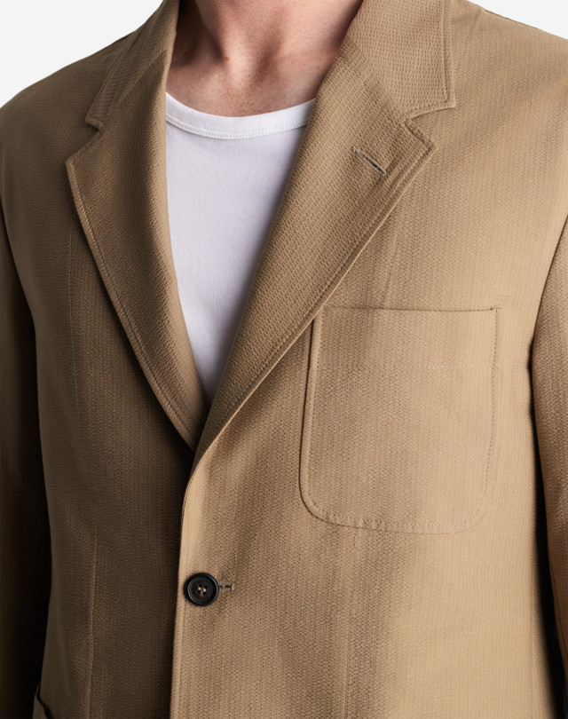 DUNHILL SEERSUCKER SHELL JACKET BLAZERS Man a