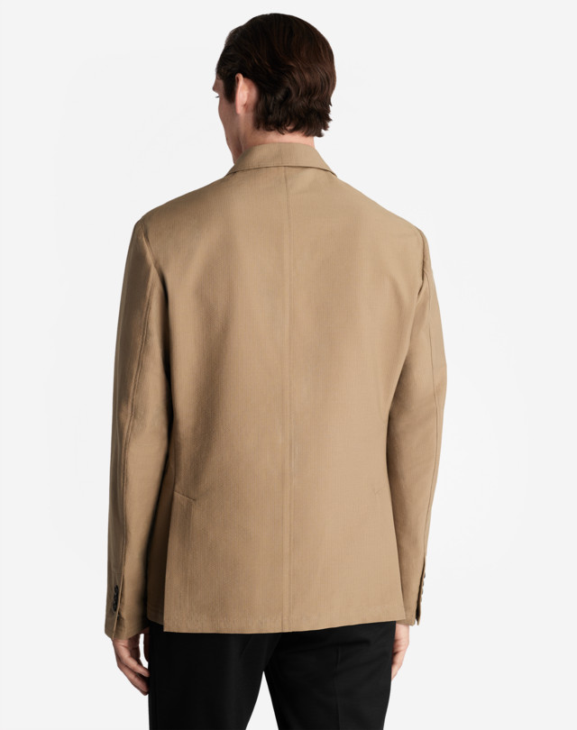 DUNHILL SEERSUCKER SHELL JACKET BLAZERS Man e