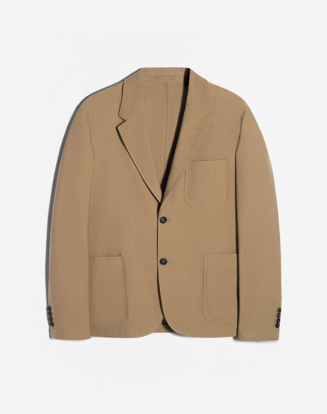 DUNHILL Seersucker Shell Jacket BLAZERS Man f