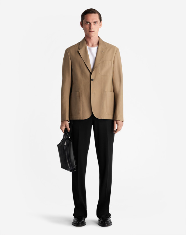 DUNHILL SEERSUCKER SHELL JACKET BLAZERS Man r