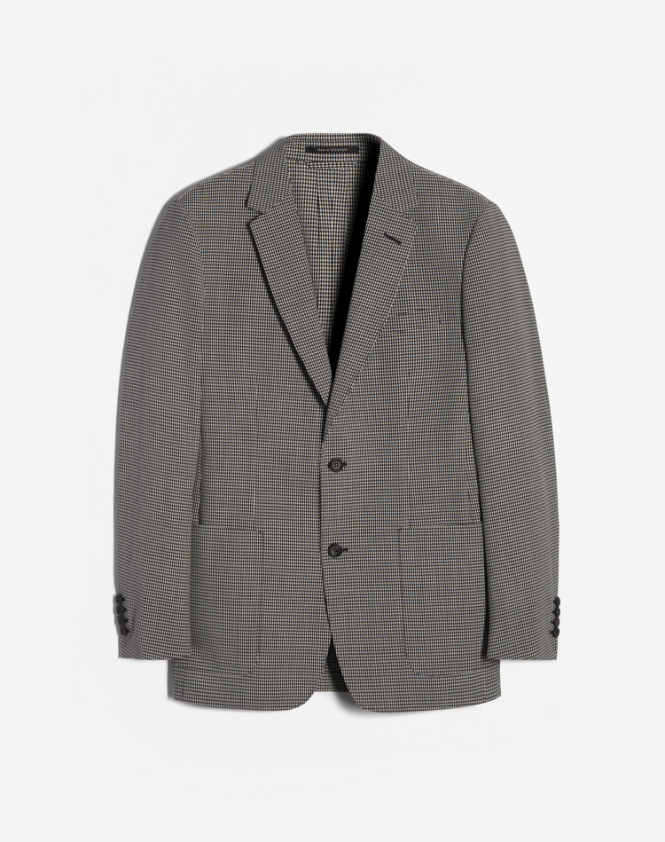 Wool Silk Mayfair Patch Jacket DUNHILL BLAZERS Man Wool Silk Mayfair Patch Jacket f