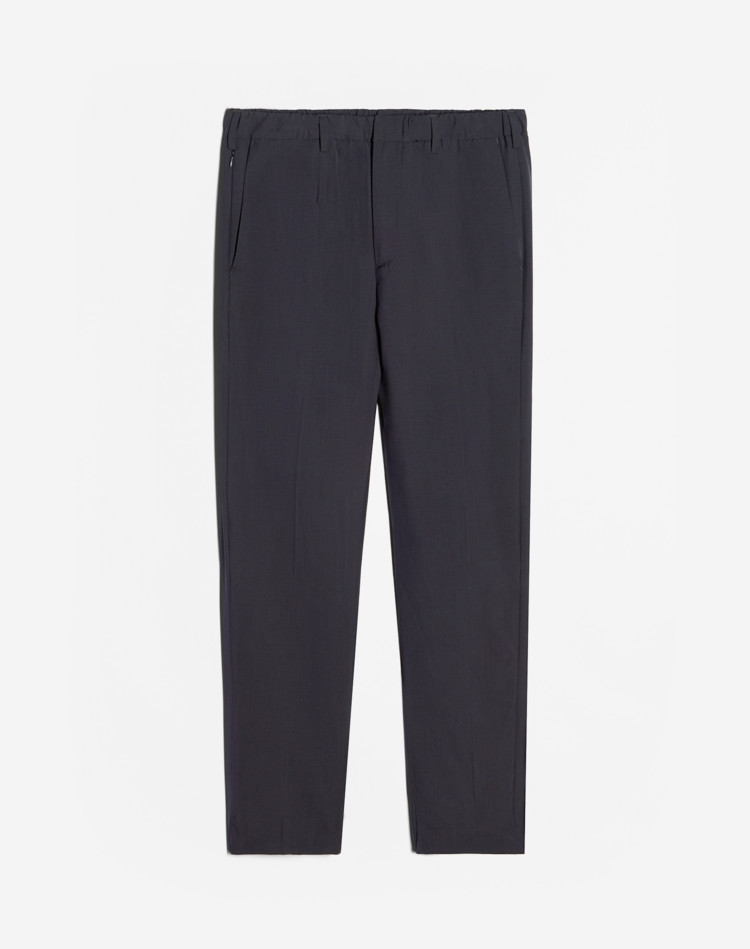 DUNHILL FORMAL TROUSERS Man Technical Wool Silk Trousers f