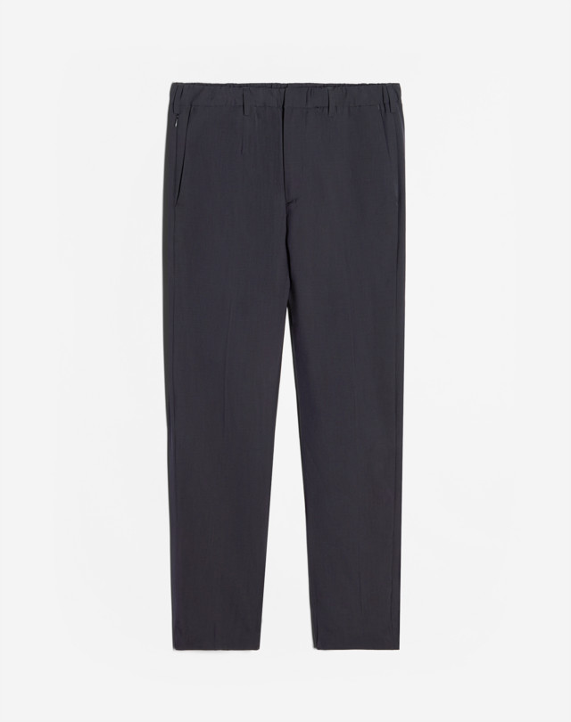 DUNHILL Technical Wool Silk Trousers FORMAL TROUSERS Man f