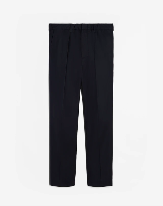 DUNHILL Technical Wool Silk Trousers FORMAL TROUSERS Man f