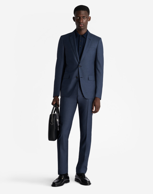DUNHILL WOOL SILK MAYFAIR TROUSERS FORMAL TROUSERS Man r