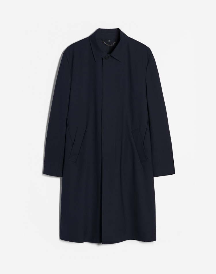 DUNHILL CAR COATS Man Stretch Wool Car Coat f