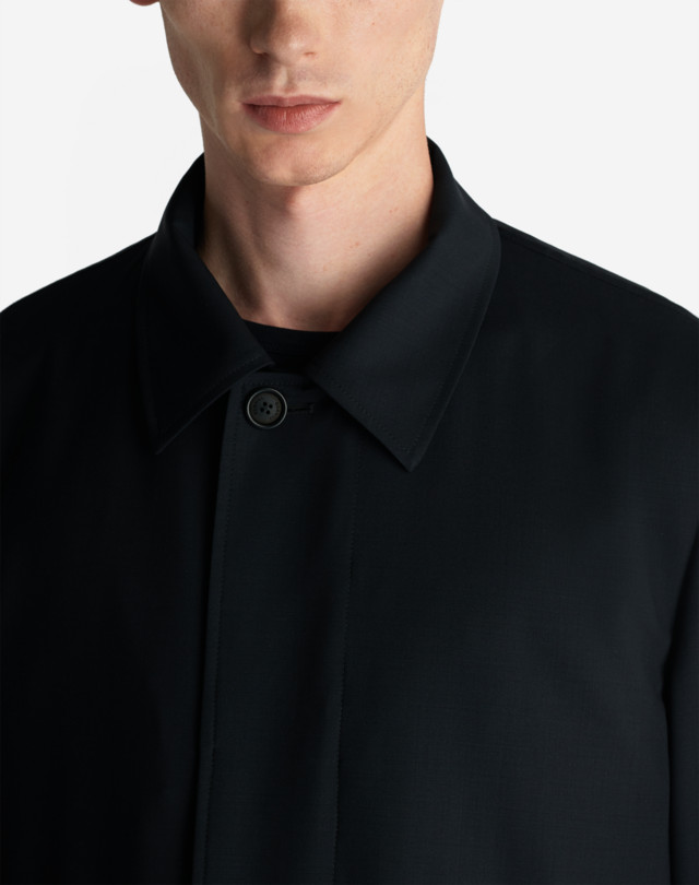 DUNHILL STRETCH WOOL CAR COAT CAR COATS Man a