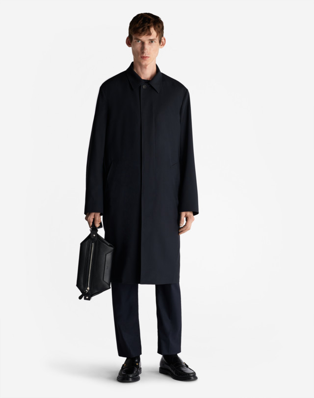 DUNHILL STRETCH WOOL CAR COAT CAR COATS Man r