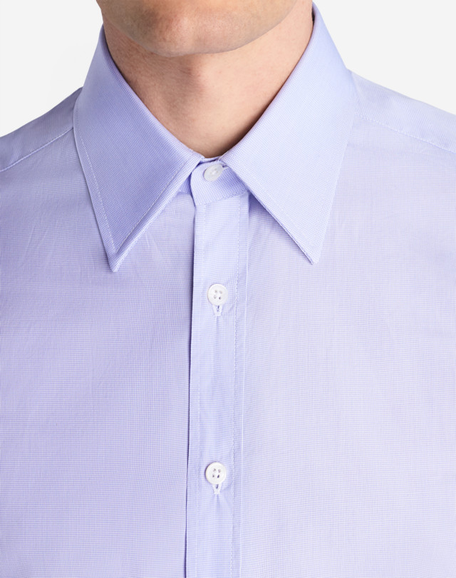 DUNHILL MICRO CHECK SHIRT FORMAL SHIRTS Man a