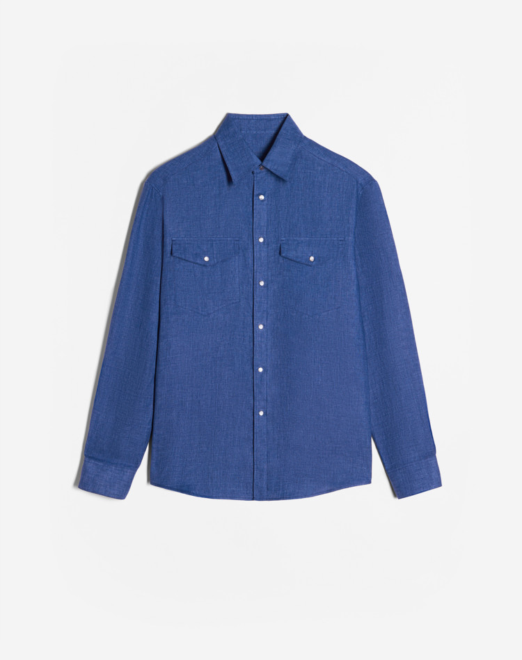 DUNHILL LONG SLEEVE CASUAL SHIRTS Man Western Shirt f