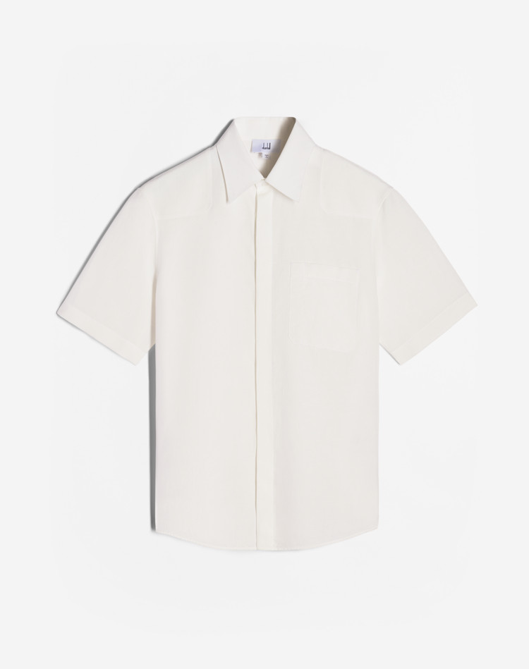Utility Short Sleeve Shirt DUNHILL SHORT SLEEVE CASUAL SHIRTS Man Utility Short Sleeve Shirt f