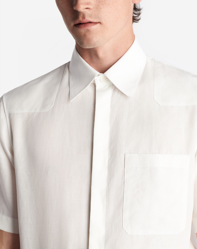 DUNHILL UTILITY SHORT SLEEVE SHIRT SHORT SLEEVE CASUAL SHIRTS Man a