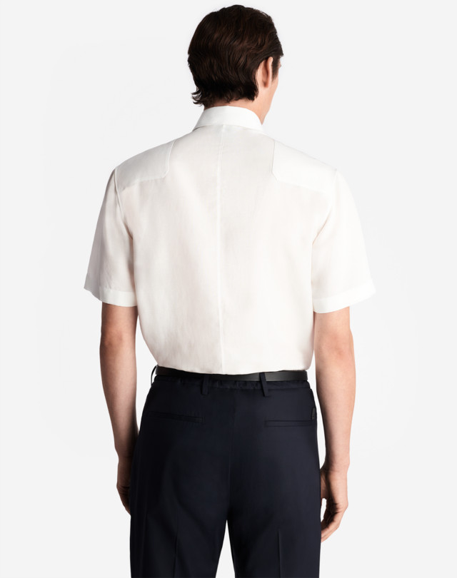 DUNHILL UTILITY SHORT SLEEVE SHIRT SHORT SLEEVE CASUAL SHIRTS Man e