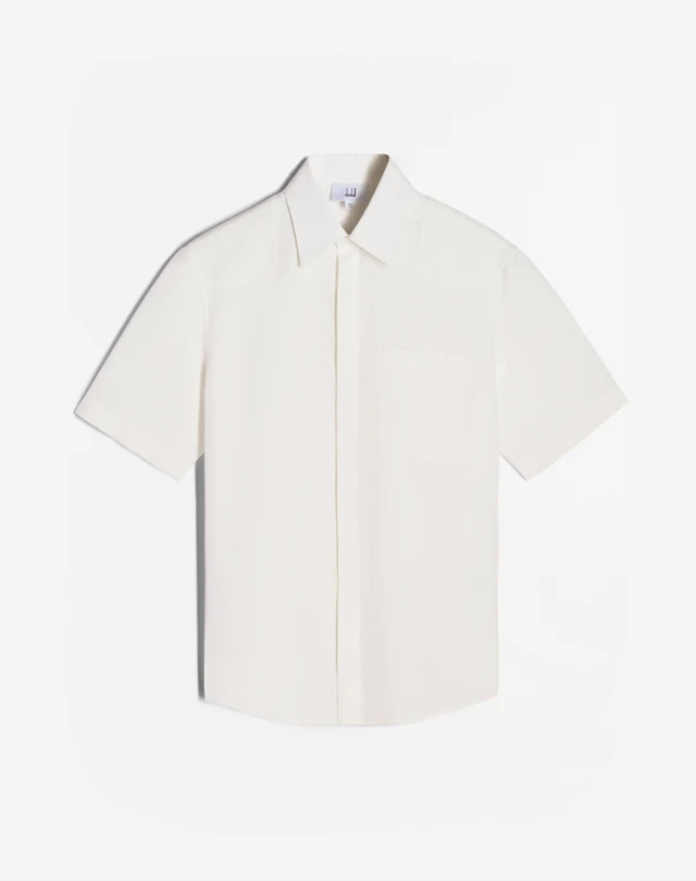 DUNHILL Utility Short Sleeve Shirt SHORT SLEEVE CASUAL SHIRTS Man f