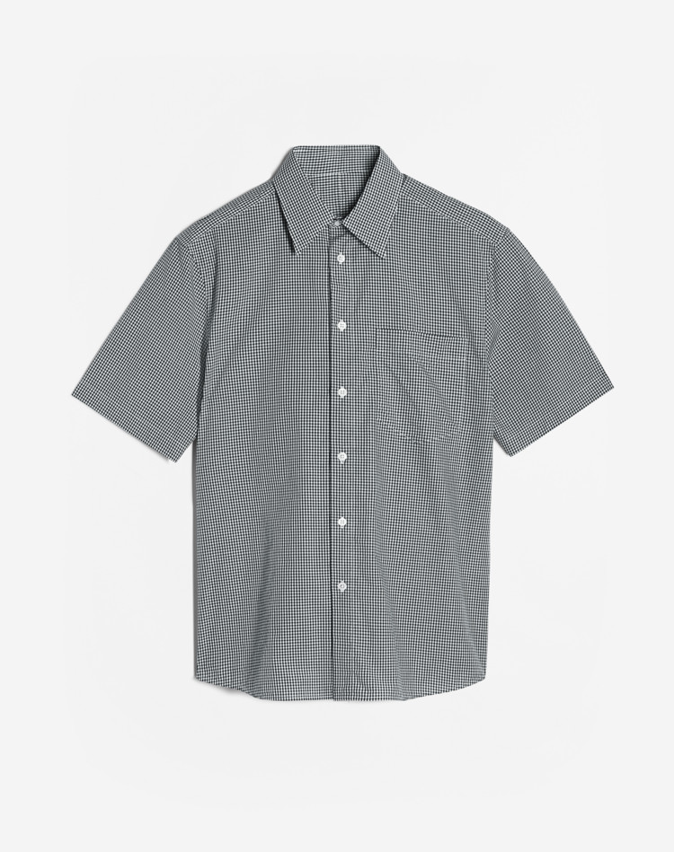 DUNHILL SHORT SLEEVE CASUAL SHIRTS Для Мужчин Рубашка с короткими рукавами в клетку виши f