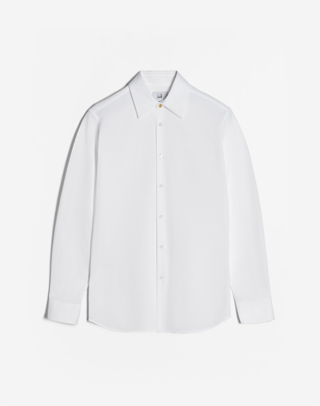 DUNHILL Jersey Pique Long Sleeve Shirt LONG SLEEVE CASUAL SHIRTS Man f