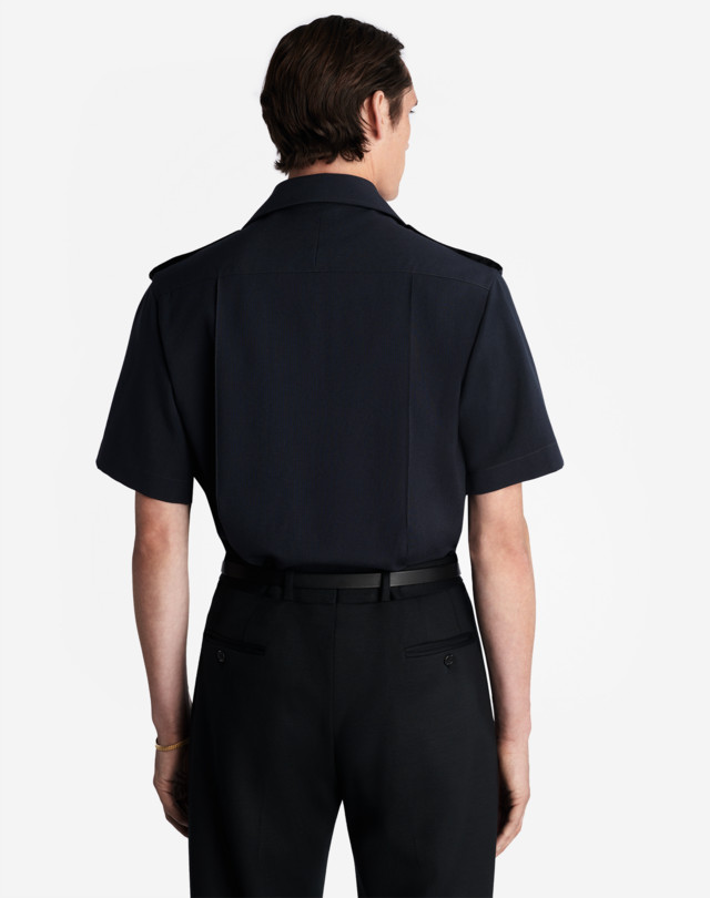 DUNHILL UTILITY SHORT SLEEVE SHIRT SHORT SLEEVE CASUAL SHIRTS Man e