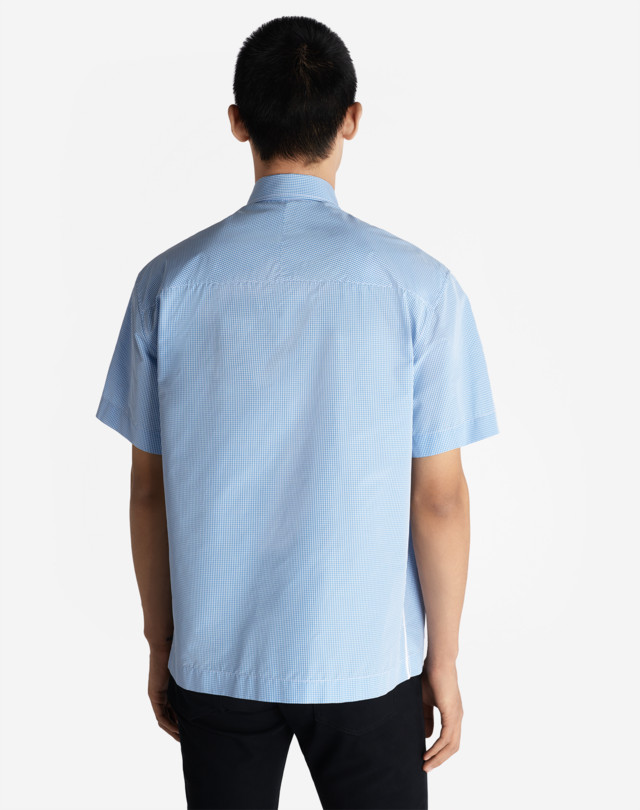 DUNHILL STRIPE POCKET DETAIL SHORT SLEEVE SHIRT SHORT SLEEVE CASUAL SHIRTS Man e
