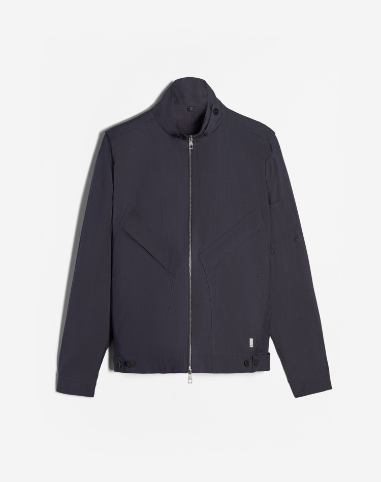 DUNHILL BLOUSONS Man Technical Wool Silk Utility Blouson f